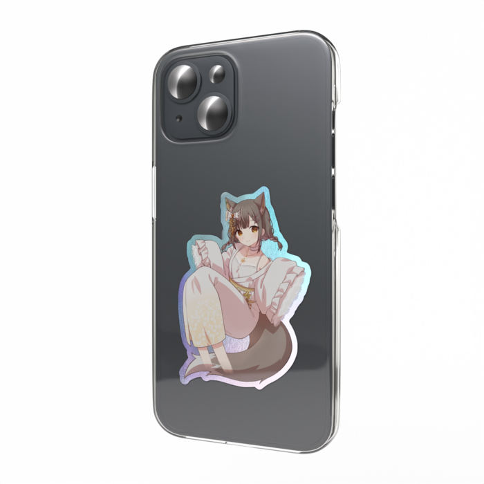 オーロラスマホステッカー - 縦