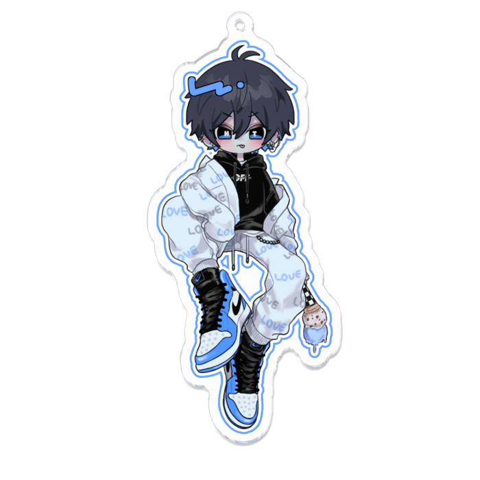 アクリルキーホルダー - 100 x 100 (mm)