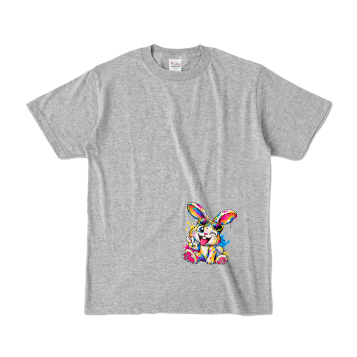 カラーTシャツ - S - 杢グレー （濃色）
