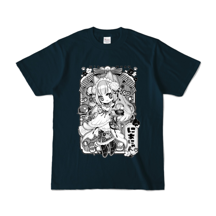 Monochrome T-Shirt - S - Navy