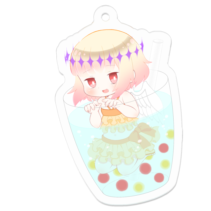 アクリルキーホルダー - 50 x 50 (mm)