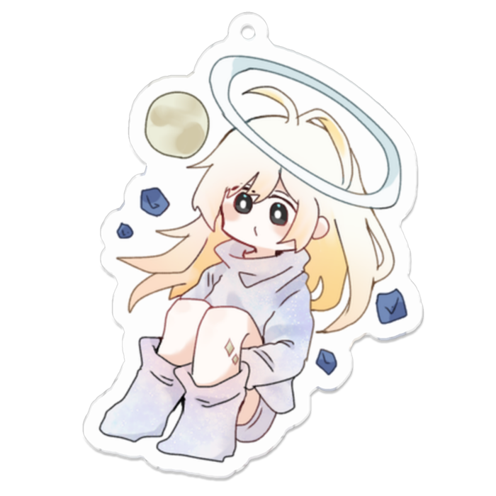 アクリルキーホルダー - 70 x 70 (mm)