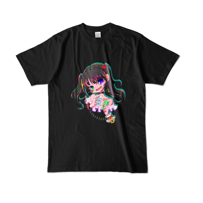 カラーTシャツ - L - ブラック (濃色)