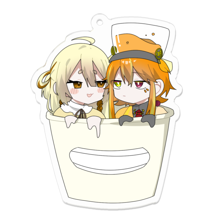 アクリルキーホルダー - 70 x 70 (mm)