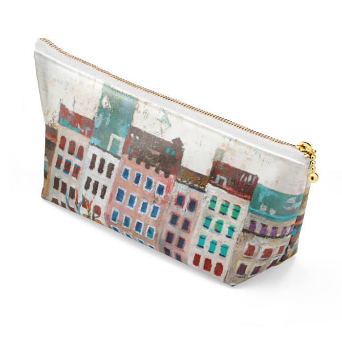 ポーチ - 長さ21.5cm / 高さ10cm - ホワイト