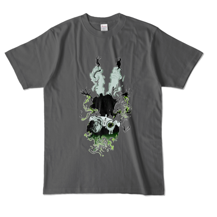 カラーTシャツ - L - チャコール (濃色)