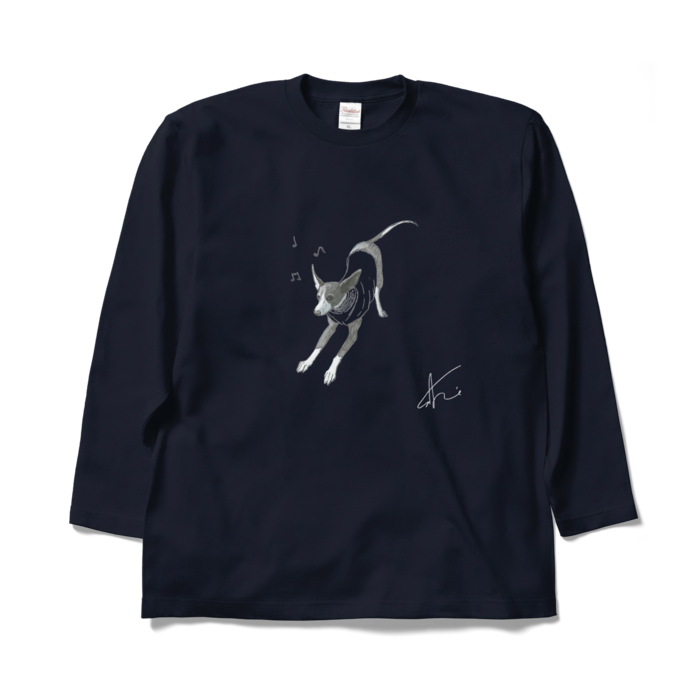 ロングスリーブTシャツ - XL - ネイビー