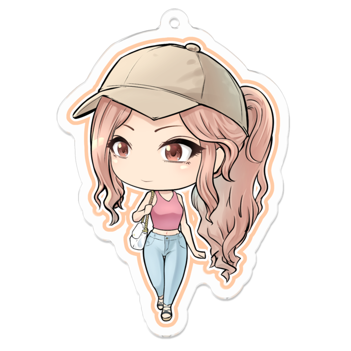 アクリルキーホルダー - 70 x 70 (mm)