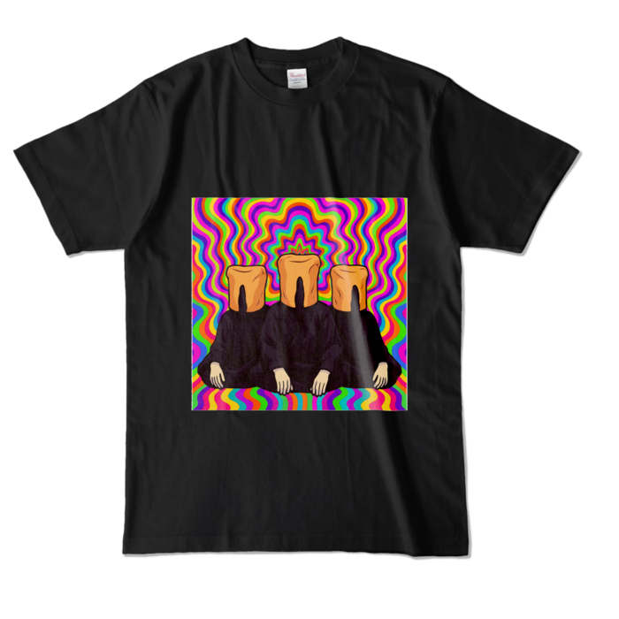 カラーTシャツ - L - ブラック (濃色)