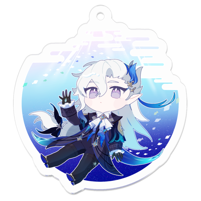 アクリルキーホルダー - 50 x 50 (mm)