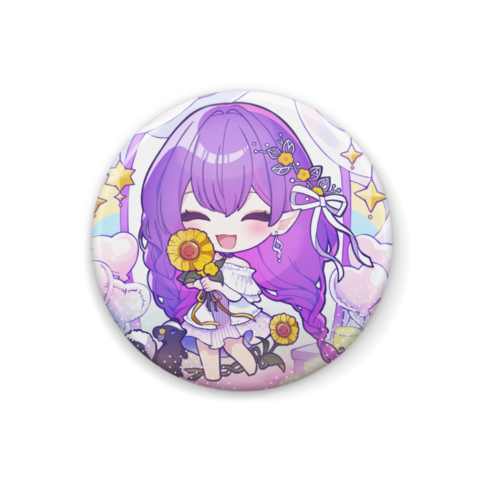 【笑顔】缶バッジ - 32mm