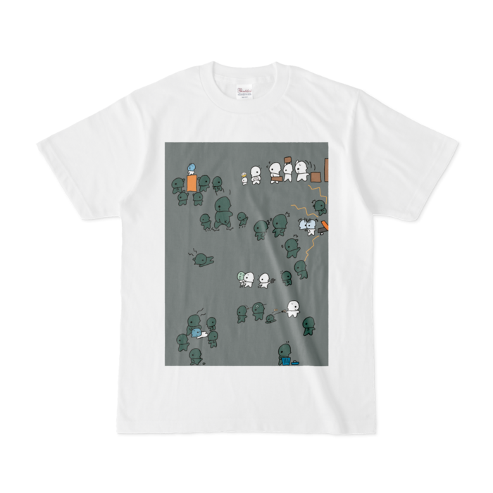 Tシャツ - S - 白 - チュンチュンハザード