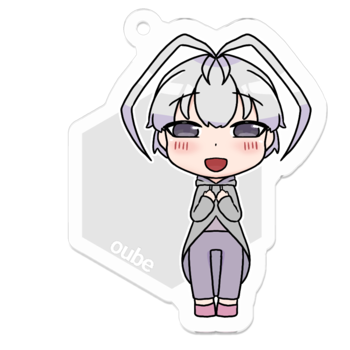 アクリルキーホルダー - 50 x 50 (mm)