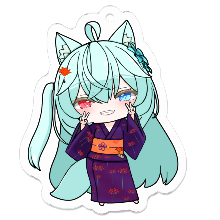 アクリルキーホルダー - 50 x 50 (mm)