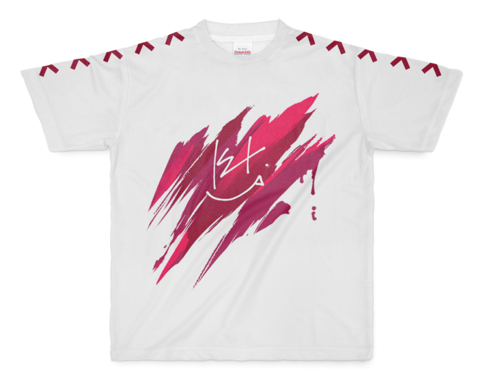 フルグラフィックTシャツ - M - 赤