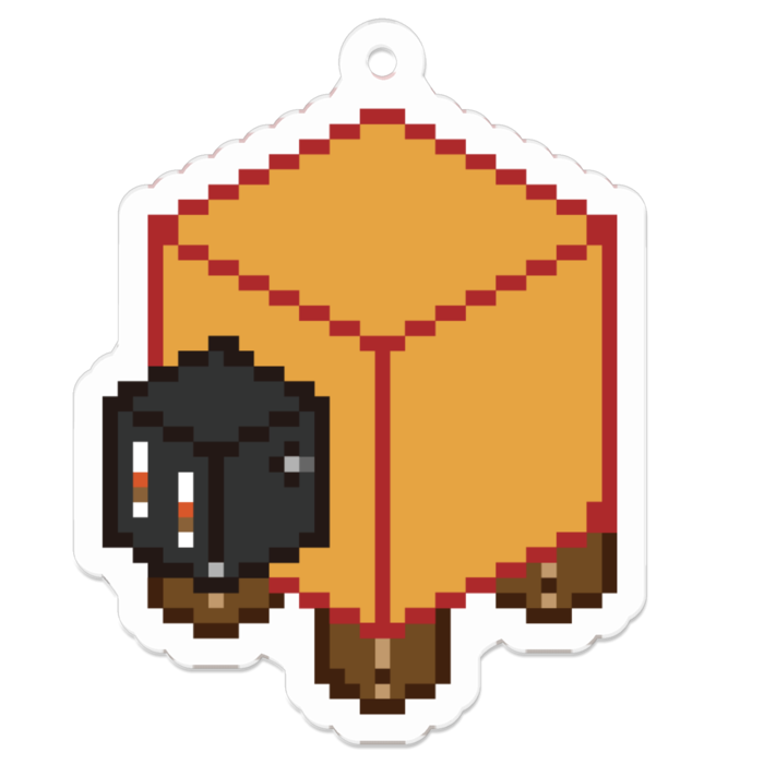 アクリルキーホルダー - 50 x 50 (mm)