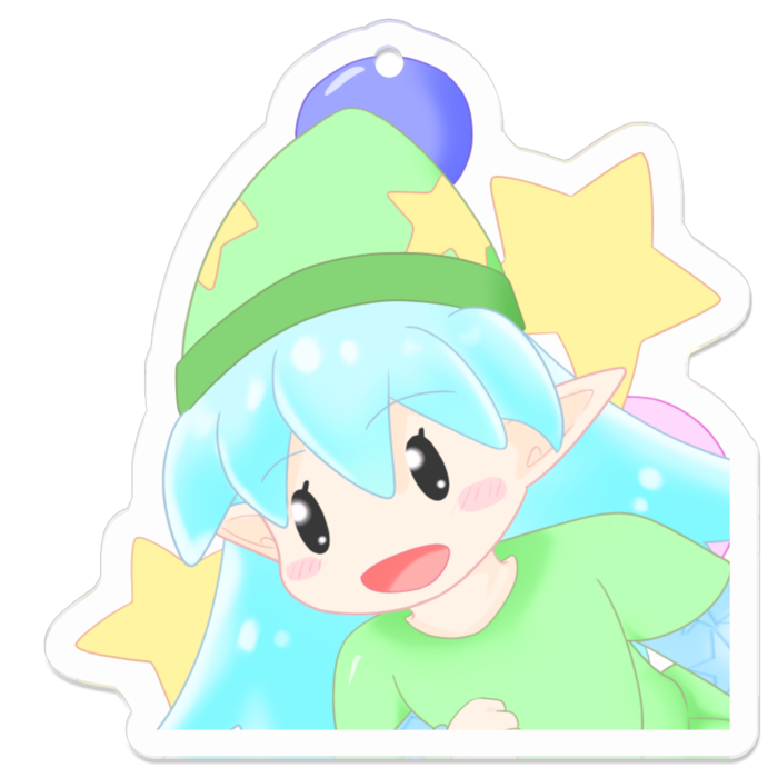 アクリルキーホルダー - 50 x 50 (mm)