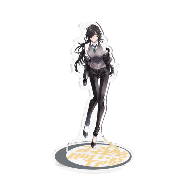 【黒】アクリルフィギュア - 100x100mm(1)