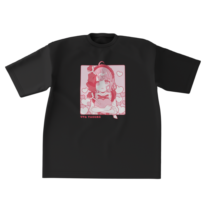 ビッグシルエット黒Tシャツ - XL -