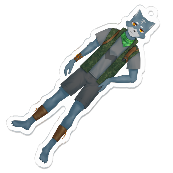 アクリルキーホルダー - 70 x 70 (mm)