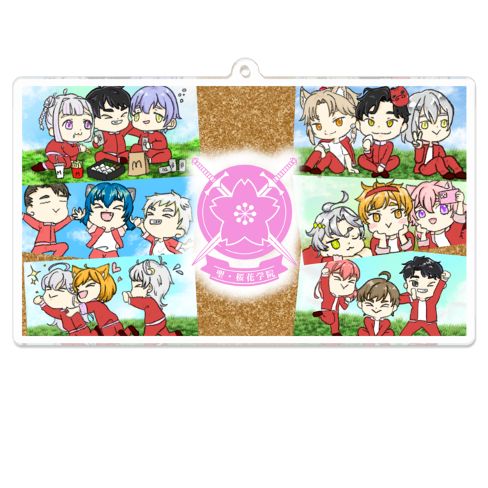 アクリルキーホルダー - 100 x 100 (mm)