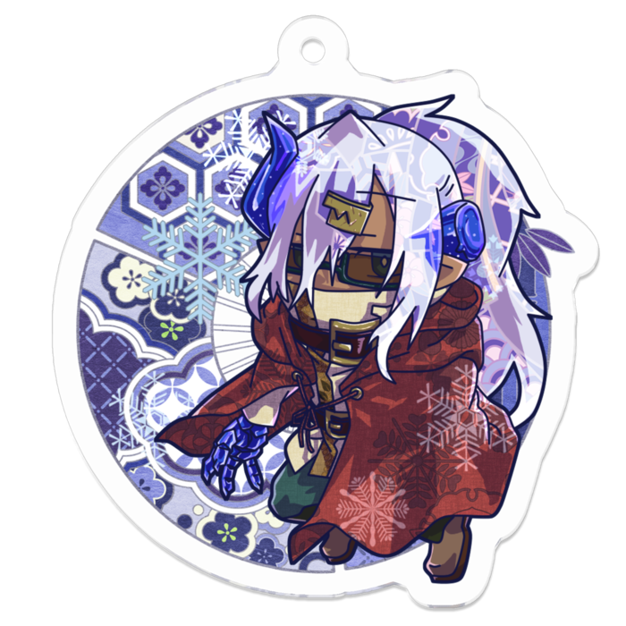 アクリルキーホルダー - 50 x 50 (mm)