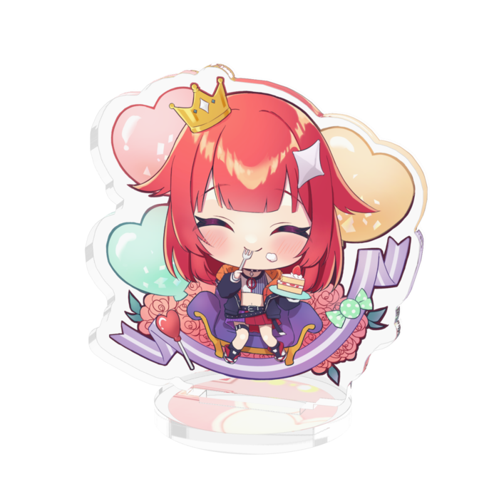 アクリルフィギュア - 50x50mm(笑顔)