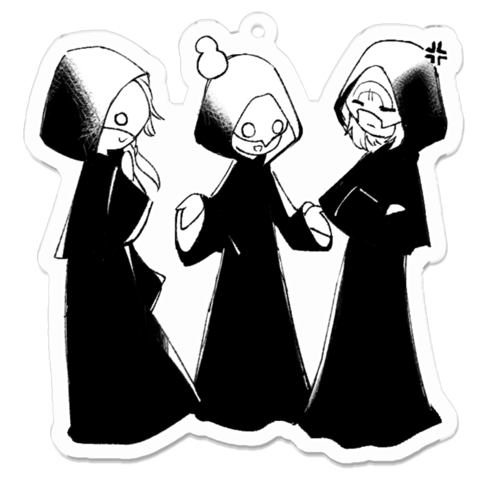 アクリルキーホルダー - 70 x 70 (mm)