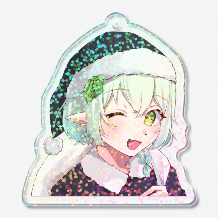 ホログラムアクリルキーホルダー - 50 × 50mm
