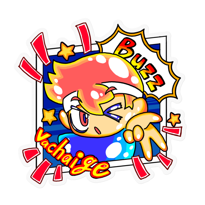 ステッカー - 100 x 100 (mm)