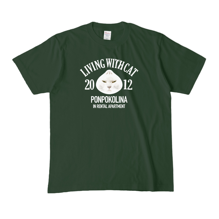 肉まんポンコTシャツ 半袖(フォレスト)メンズM