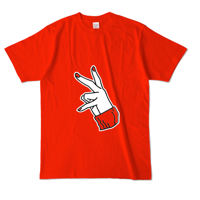 カラーTシャツ - L - レッド (濃色)