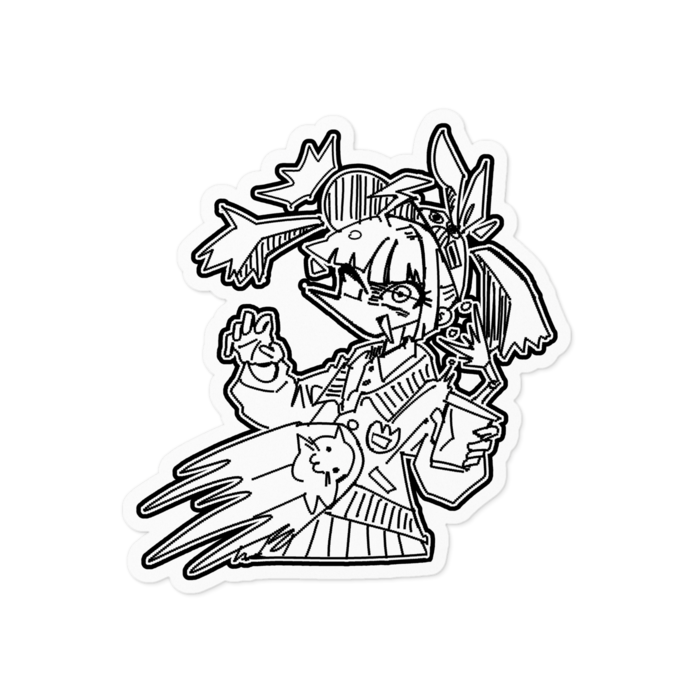 ステッカー - 100 x 100 (mm)