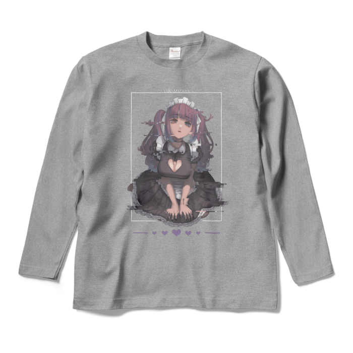 ロングスリーブTシャツ - M - 杢グレー