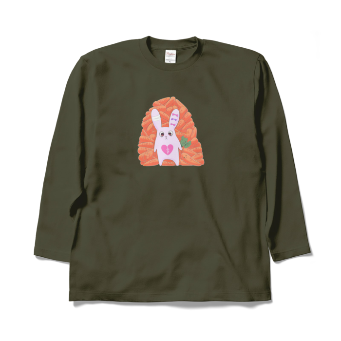 ロングスリーブTシャツ - XL - アーミーグリーン