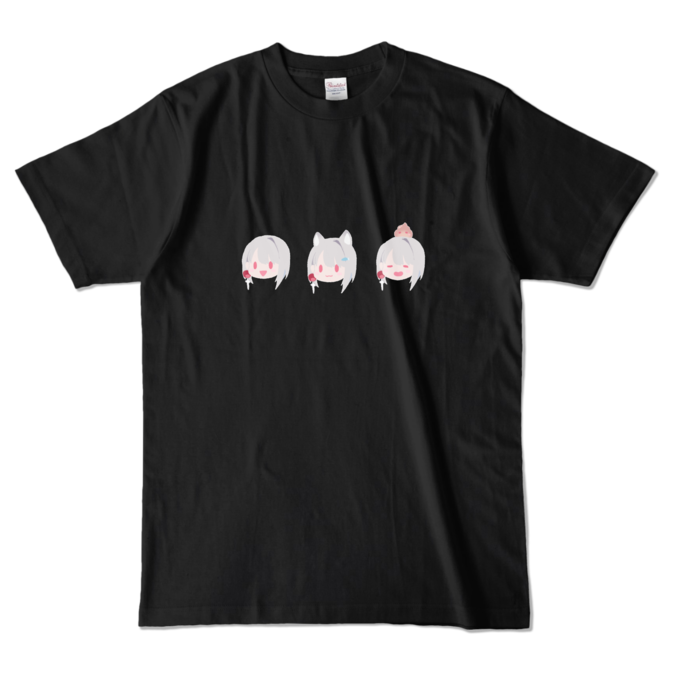 カラーTシャツ - L - ブラック (濃色)