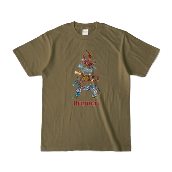 カラーTシャツ - S - オリーブ （濃色）