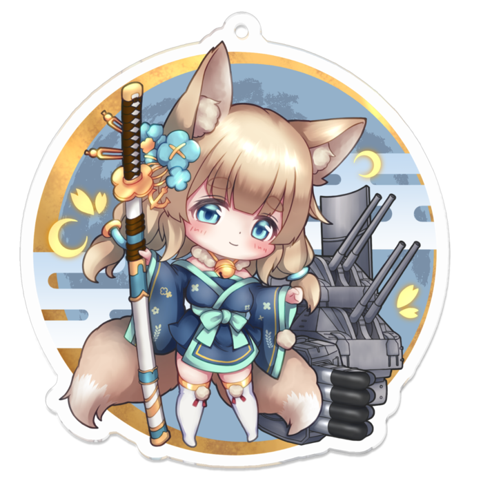 アクリルキーホルダー - 70 x 70 (mm)