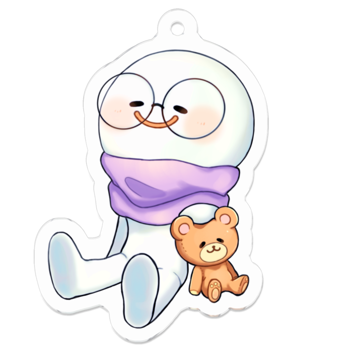 アクリルキーホルダー - 50 x 50 (mm)