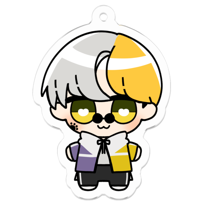 アクリルキーホルダー - 50 x 50 (mm)