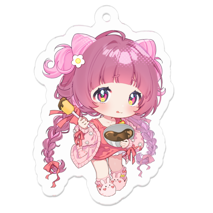 アクリルキーホルダー - 50 x 50 (mm)