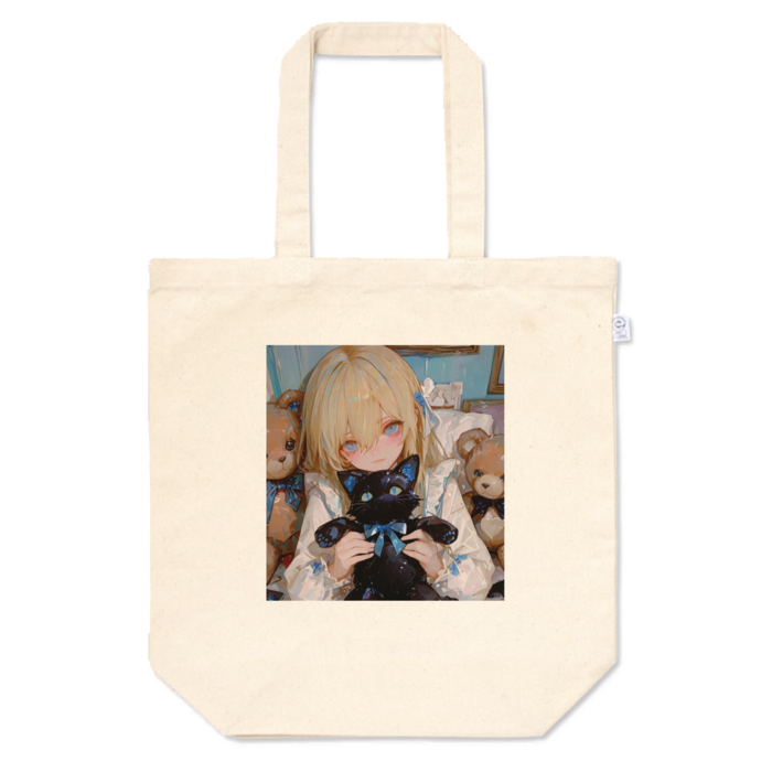 めりーさん Ｖｅｒ．2  トートバッグ - M - プリント面積中(1)