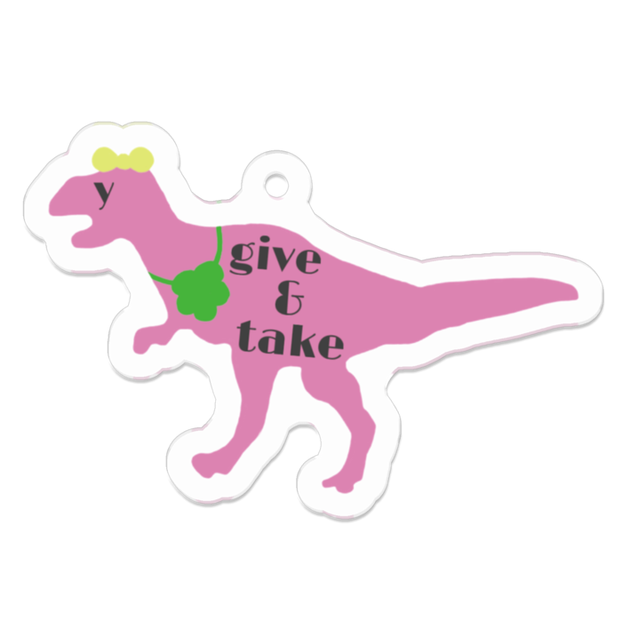 アクリルキーホルダー - 50 x 50 (mm)