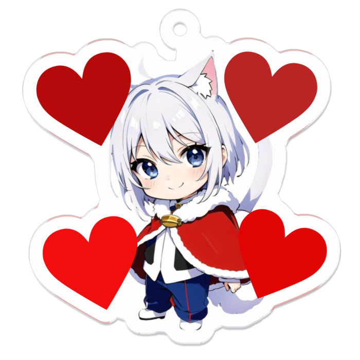 アクリルキーホルダー - 50 x 50 (mm)