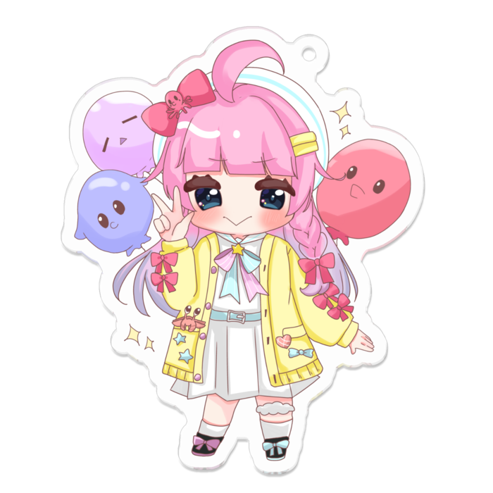 アクリルキーホルダー - 70 x 70 (mm)