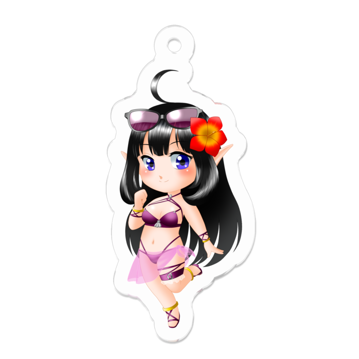 アクリルキーホルダー - 50 x 50 (mm)