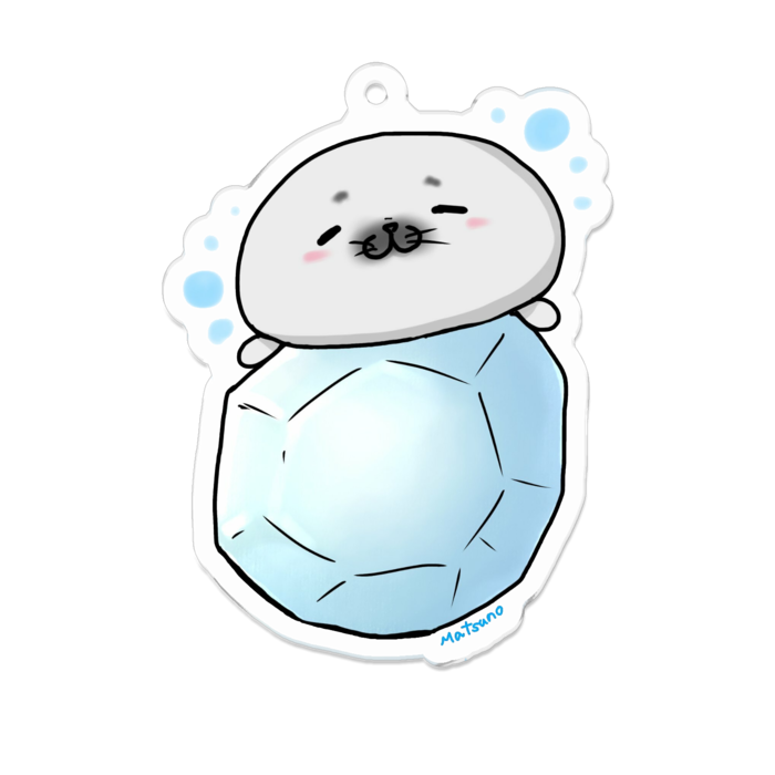 アクリルキーホルダー（コーティング） - 70 x 70 (mm)