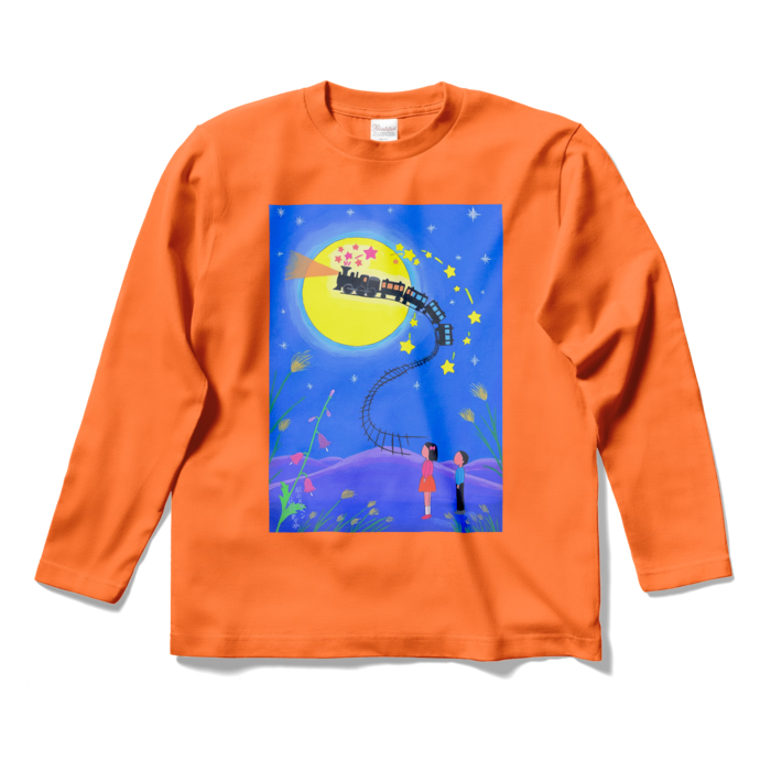 ロングスリーブTシャツ - S - オレンジ