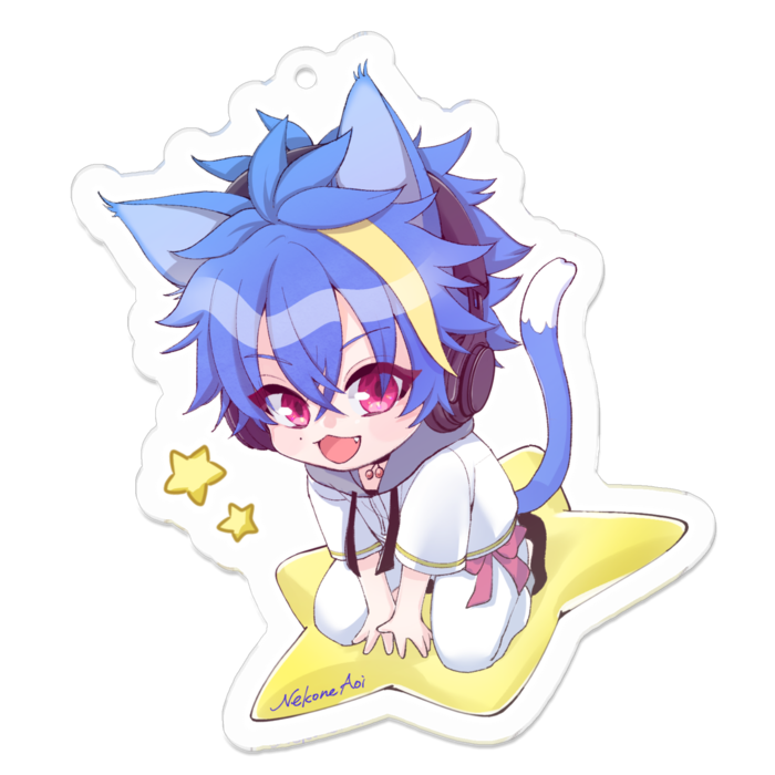 アクリルキーホルダー（コーティング） - 70 x 70 (mm)