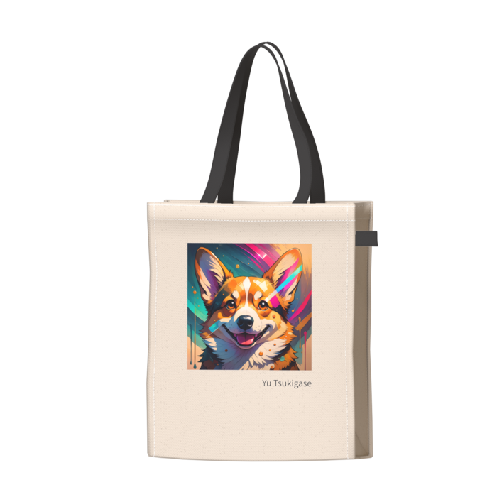 ツートンカラーバッグ - ブラック - W34 × H41 × D14cm